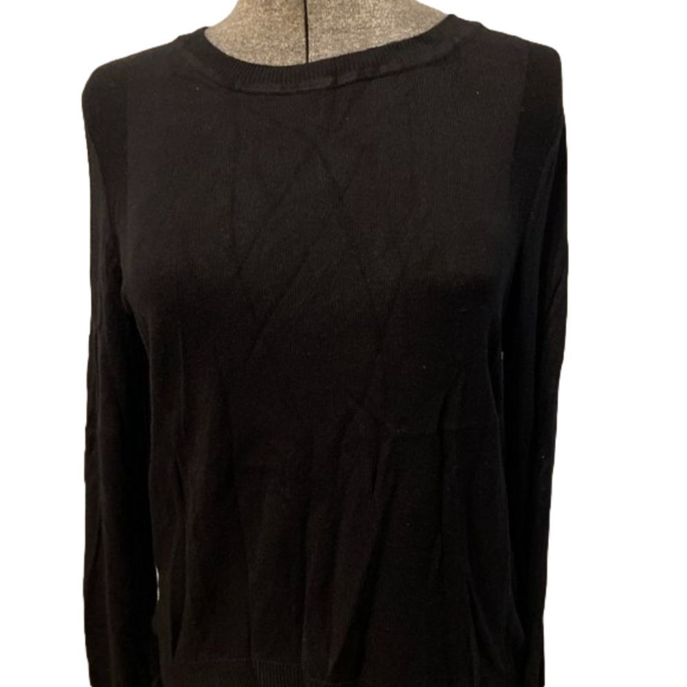 Black sweater top by ASOS, soft long-sleeved Medium M